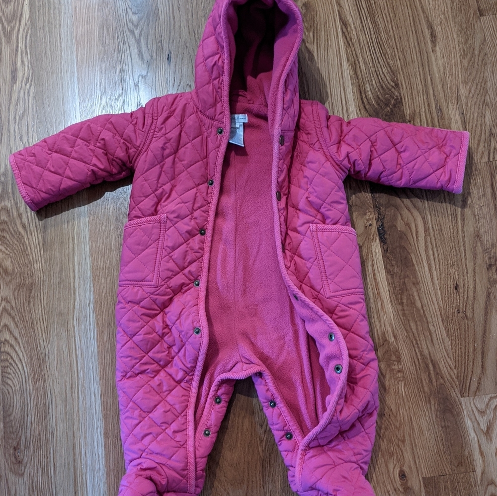 Ralph Lauren Quilted Bunting Pink 9M